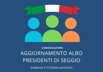 Aggiornamento Albo dei Presidenti di Seggio Elettorale