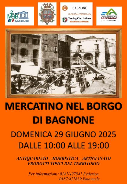 Mercatino nel Borgo di Bagnone Mercatino nel Borgo di Bagnone