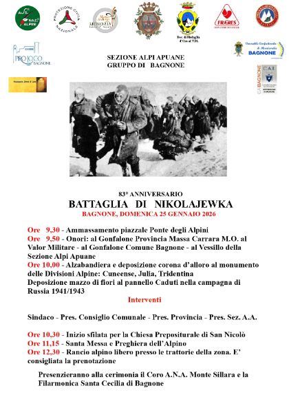 83° anniversario della battaglia di Nikolajewka