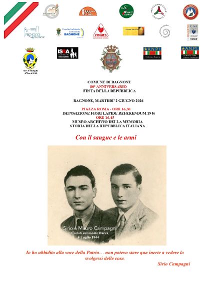 80° Anniversario della Festa della Repubblica 