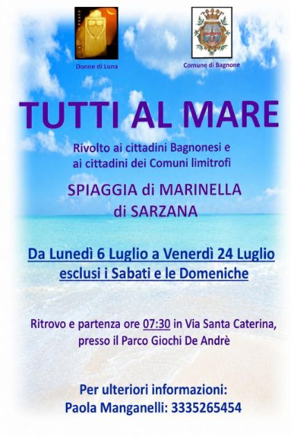 Tutti al mare Luglio 2026