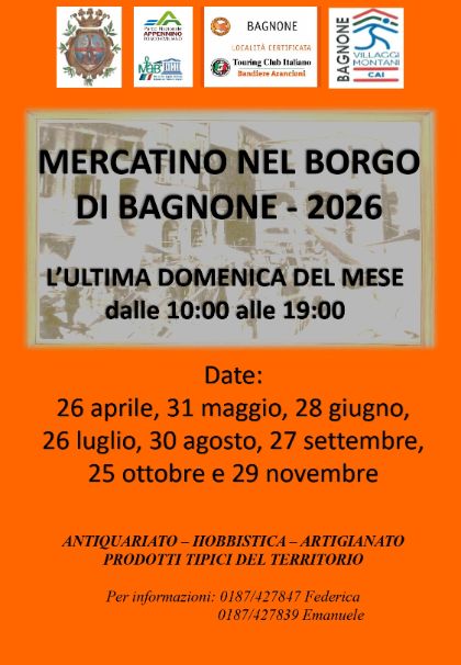 Calendario Mercatino nel Borgo 