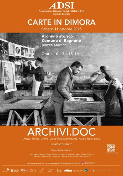 Carte in dimora 2025 - Archivi e Biblioteche: storie tra passato e futuro Carte in dimora 2025 - Archivi e Biblioteche: storie tra passato e futuro