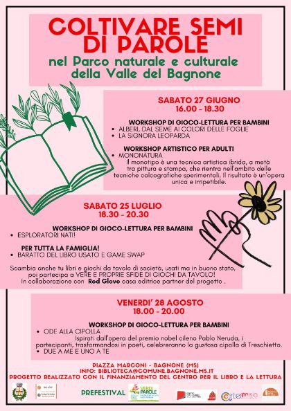 Coltivare semi di parole nel Parco naturale e culturale della Valle del Bagnone