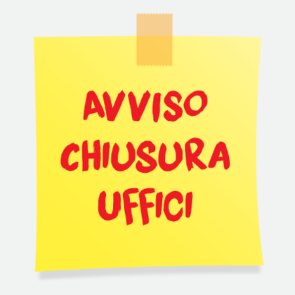 Chiusura Uffici Area Affari Generali 