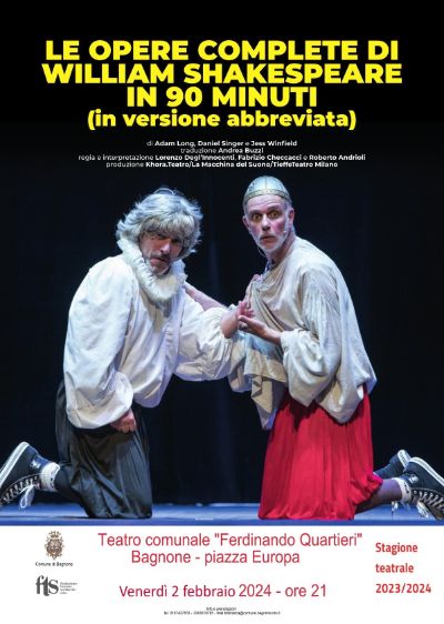Spettacolo_Tutto_Shakespeare in 90 minuti