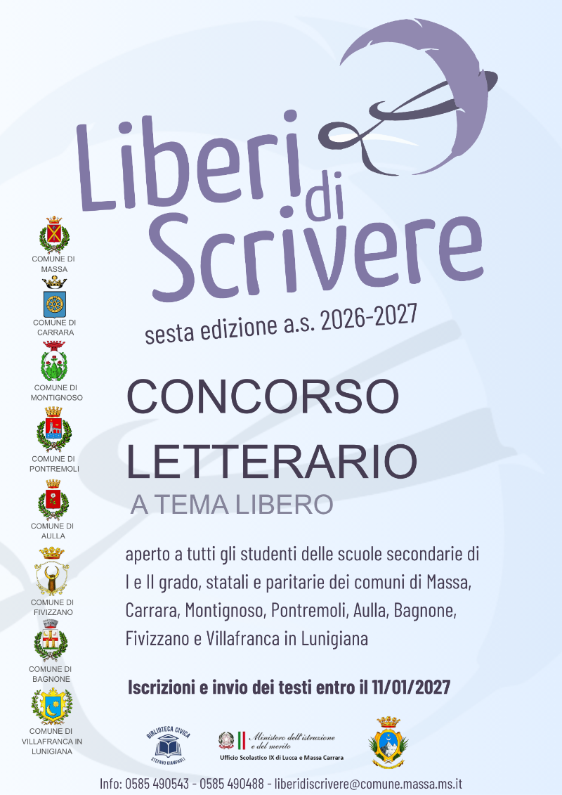 Locandina LIBERI DI SCRIVERE 26-27