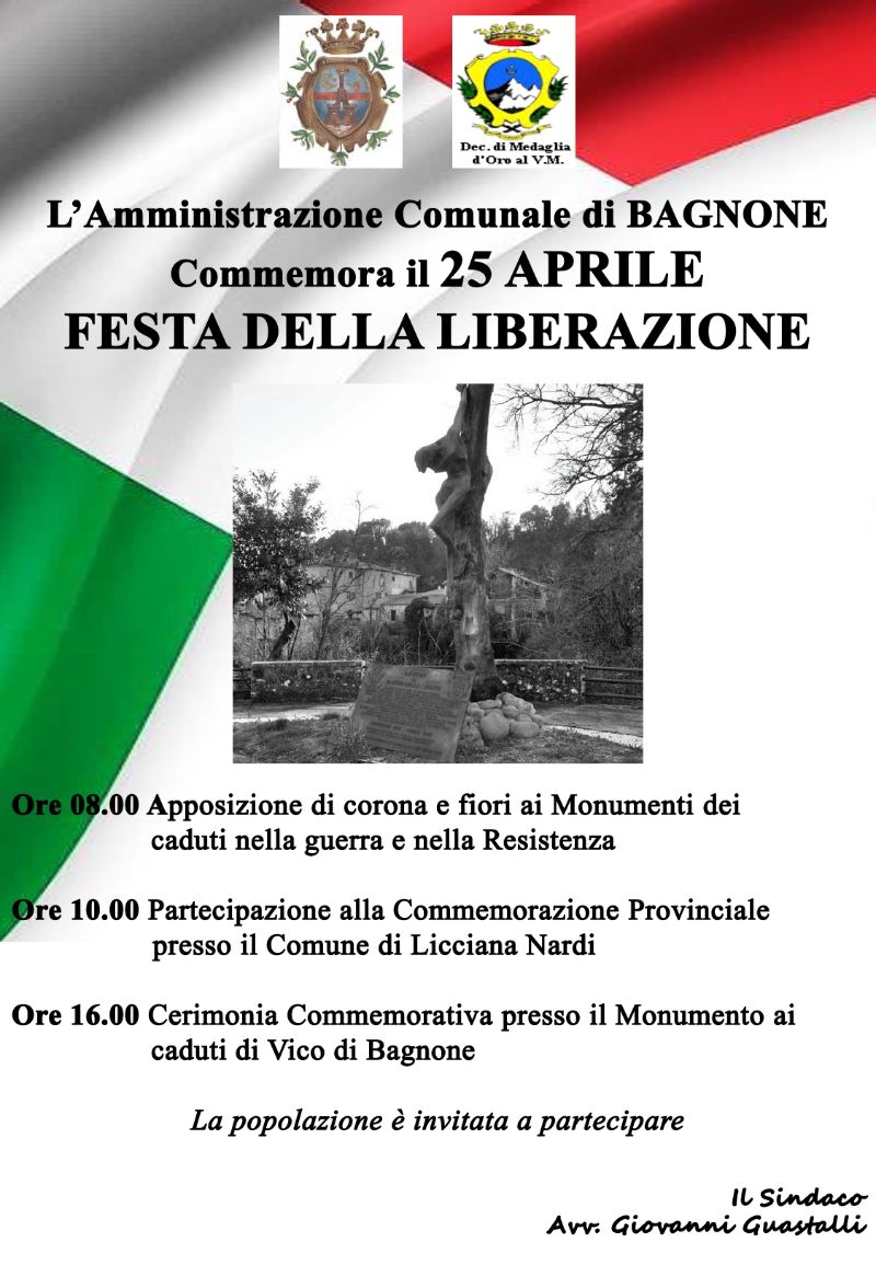 Festa della Liberazione 25 APRILE 2024