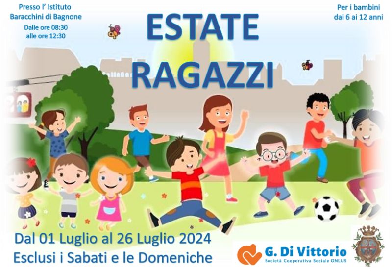 Volantino estate ragazzi