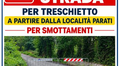 avviso strada treschietto